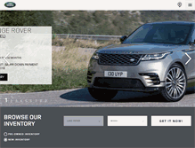 Tablet Screenshot of landroverbrossard.com